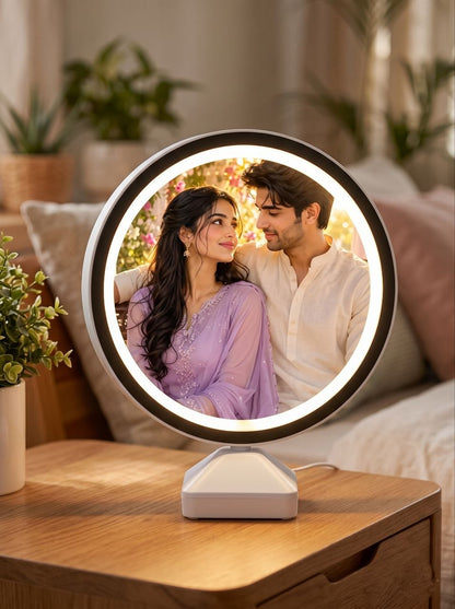 Personalized Magic Mirror LED Photo Frame 💖✨