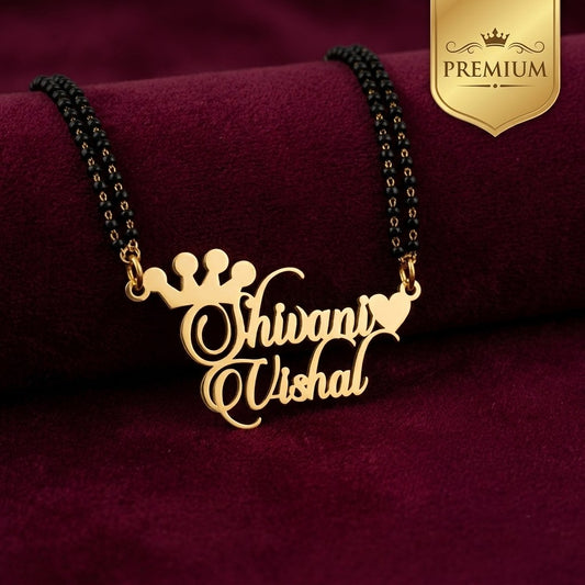 Personalised Name Mangalsutra Necklace ❤️